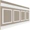 Ekena Millwork Wainscot Paneling Kit, Urethane, 94-1/2 in L, Factory Primed WPKUSQ071P040 - alternate 5